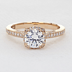 Tacori Dantela Rose Gold Engagement Ring